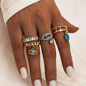 VINTAGE EVIL EYE RINGS