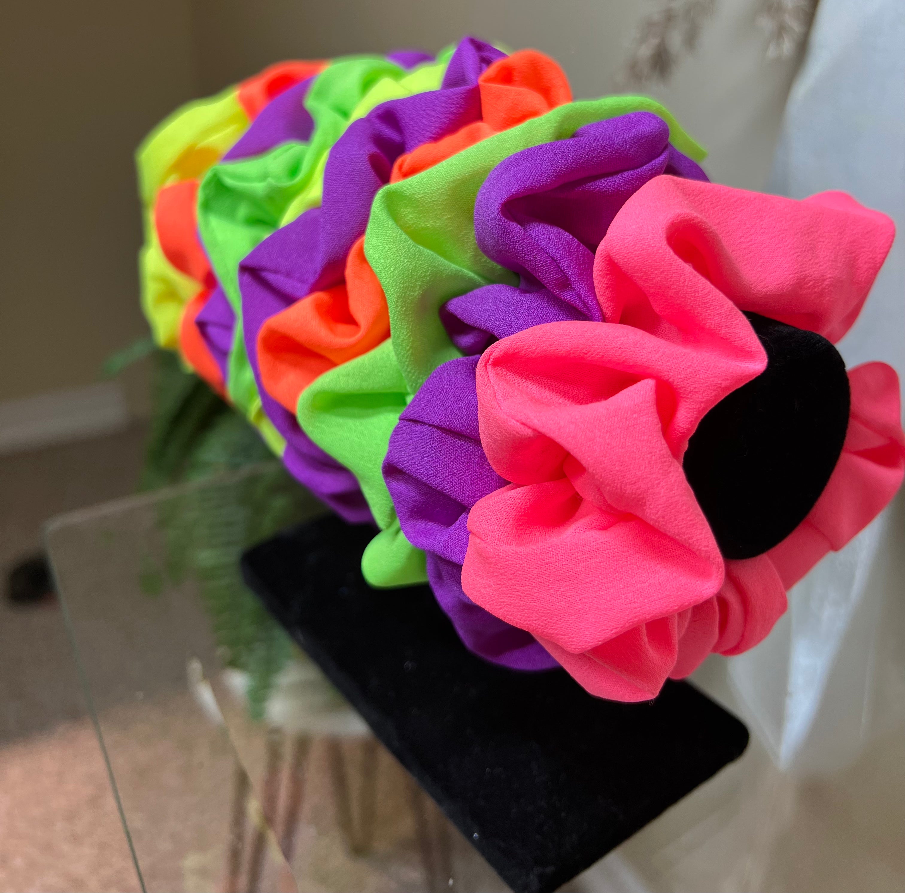 NEON HAIR SCRUNCHIES Bodacious Lashess
