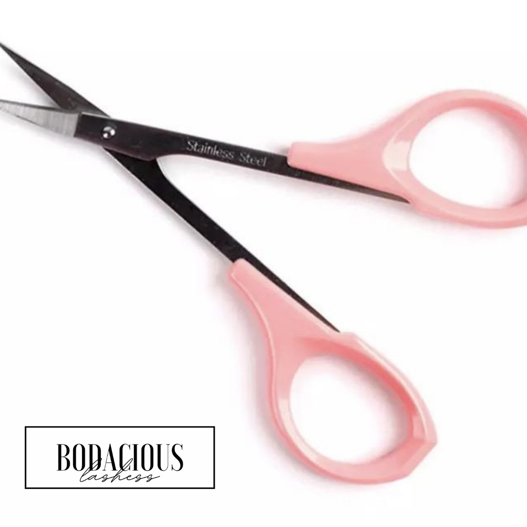 Mini pink beauty scissors – Bodacious Lashess