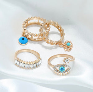 VINTAGE EVIL EYE RINGS